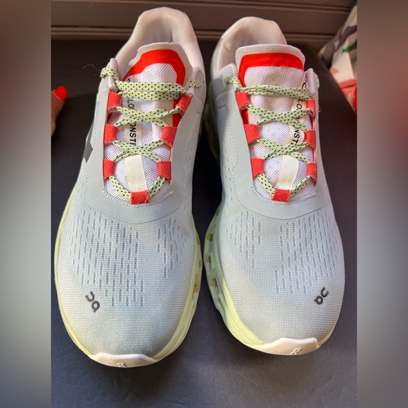 On Cloudmonster Women's Size 10.5 Athletic Running Shoes Green/White - Picture 9 of 10